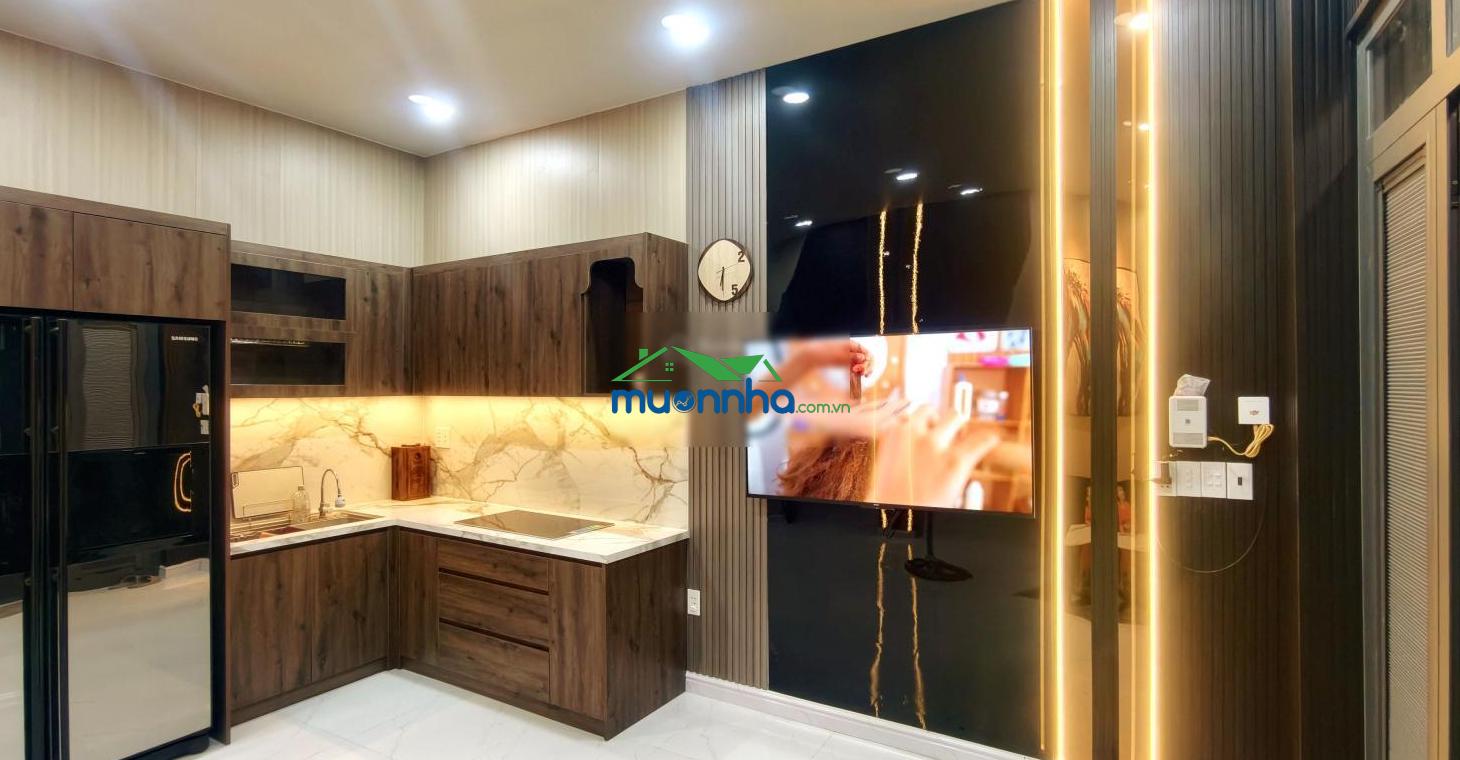 2 tỷ 490 có nhà mới 60m, sổ hồng cầm tay, ký vi bằng, đường xe tải 9m, nhà bè - 2
