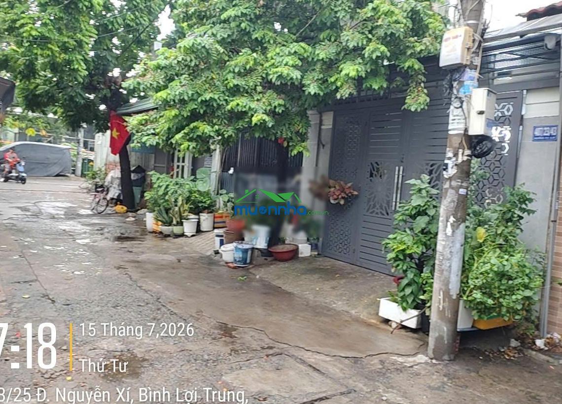 Cần bán gấp nhà hẻm 6m nguyễn xí. dt: 4x16m. vuông vức. trệt, lầu. giá bán nhanh 9 tỷ - 2