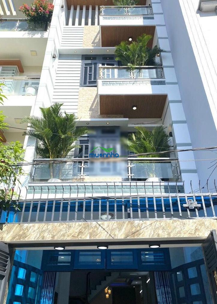 Cần tiền muốn bán gấp nhà hẻm 5m chu văn an - dt: 4.2x10m. xây 5 tầng còn mới - cách đường 50m - 2