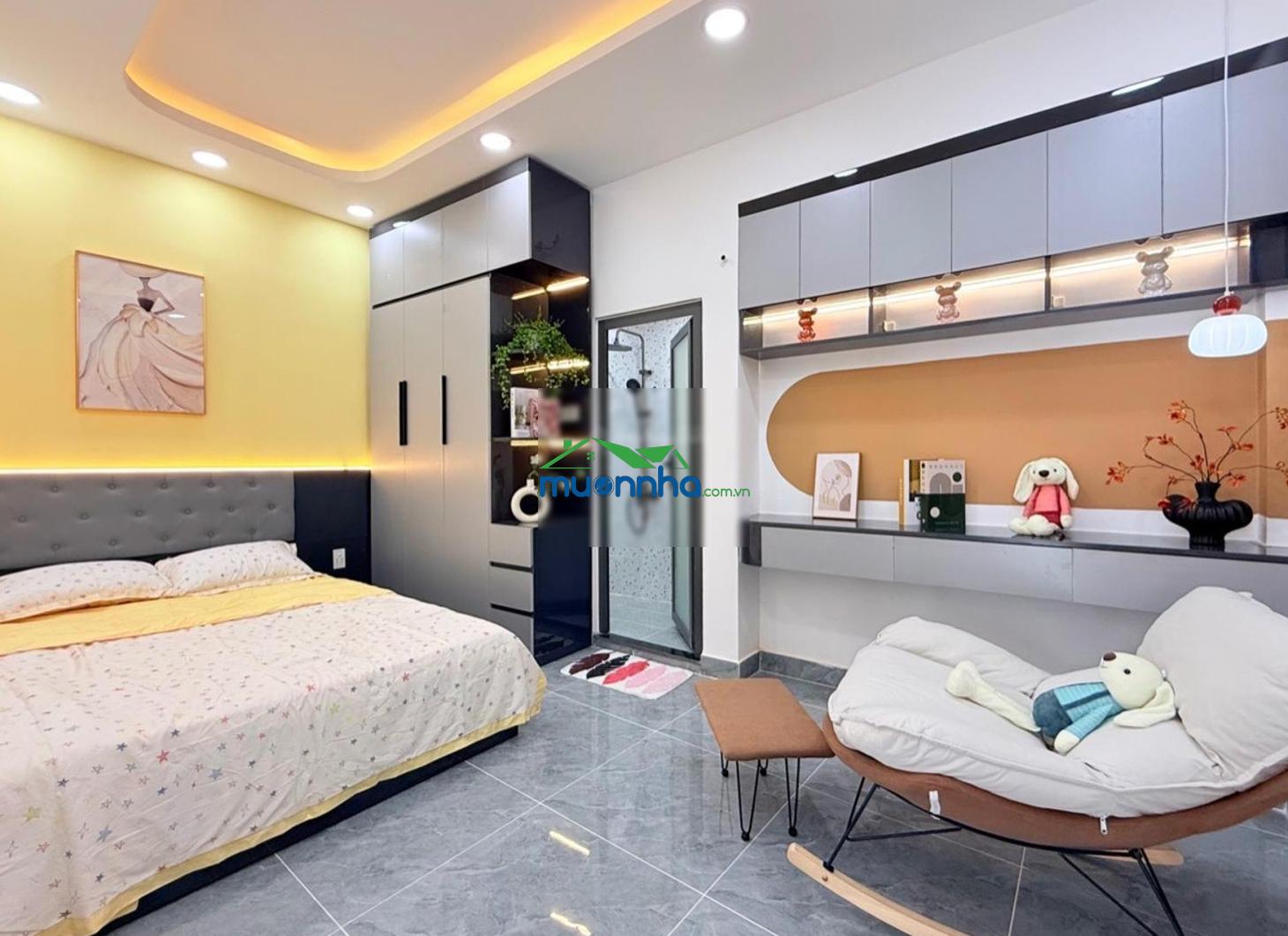 Siêu phẩm phan văn trị, p.11, bình thạnh hẻm xe hơi 8m sát mặt tiền full nội thất cao cấp .6.35 tỷ