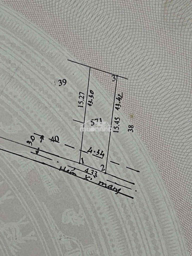 66m2 [4.34x15.27m], hx hoa lâm, 3,3 tỷ shr - 3