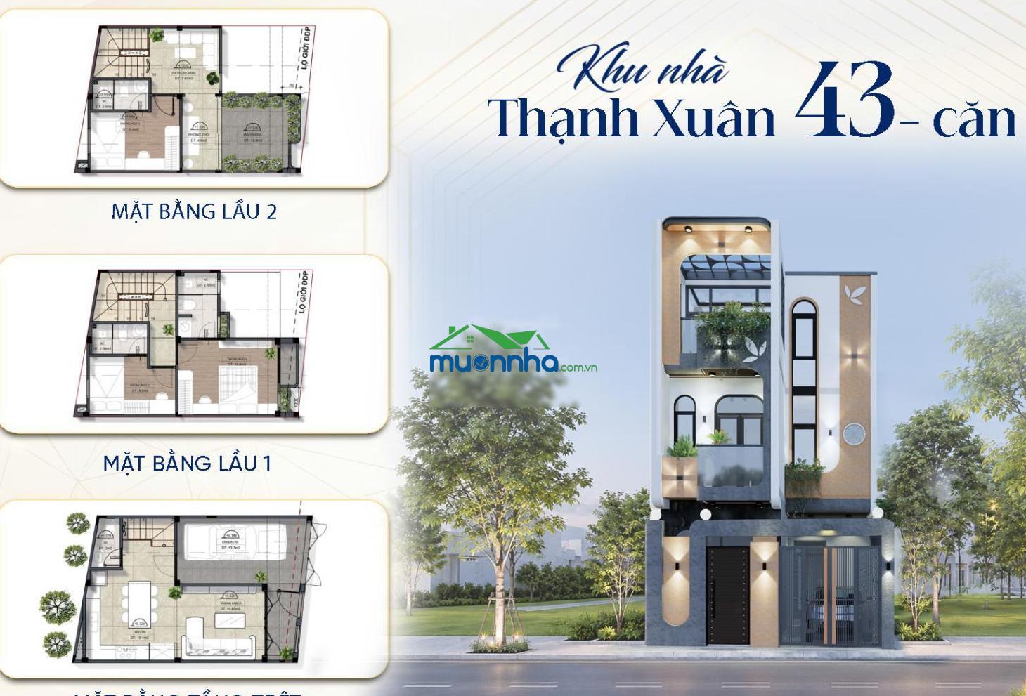 Bán nhà phố tx43 - xe hơi ngủ trong nhà - ngang 6m thông thoáng - 53m2 - 3 tầng - nhỉnh 6 tỷ