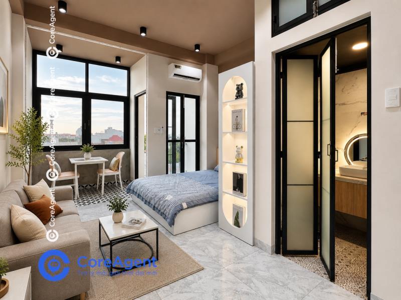 Chdv mới xây full nội thất có ban công riêng cách aeon tân phú 1km - 4