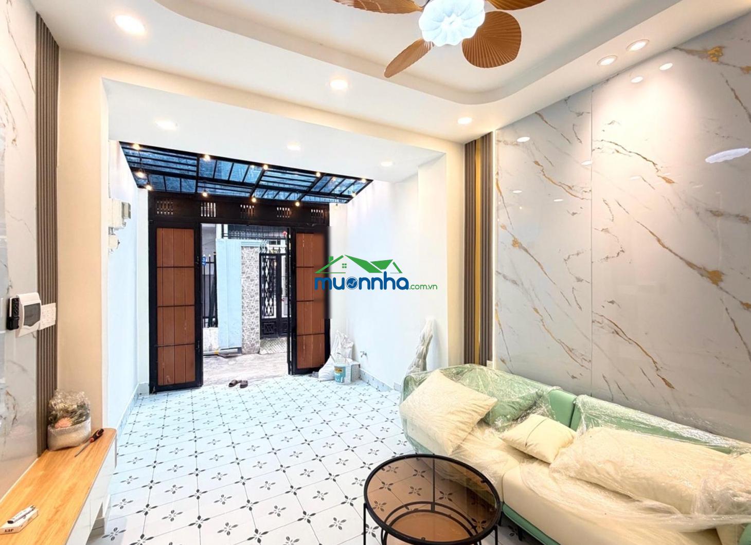 Phan văn trị,p11.bình thạnh 2tầng44m2(3,5dài13) 3pn3wc hẻm xe hơi thông 5met ,sát mặt tiền 40m - 2