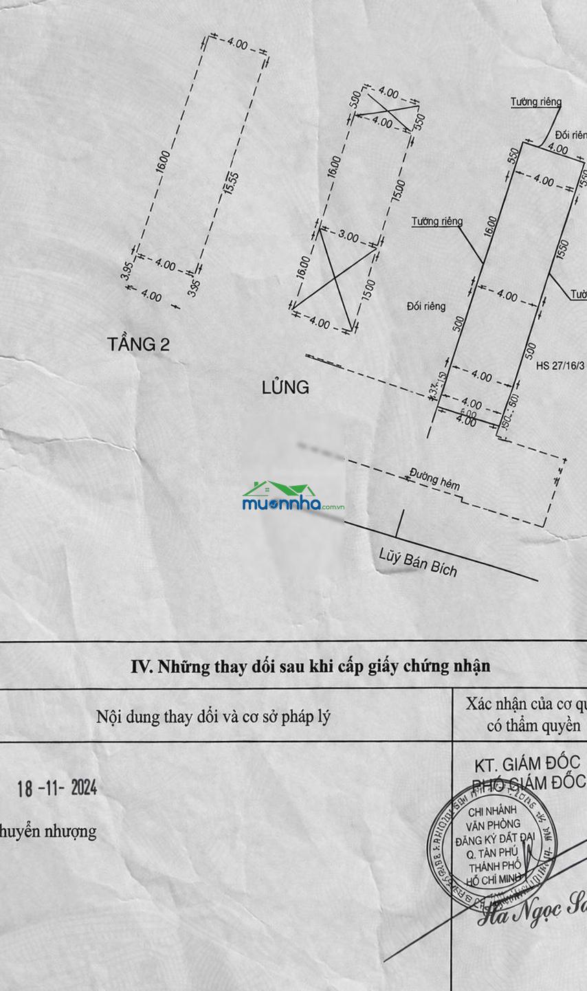 Không còn căn thứ hai! nhà mới 64m2 lũy bán bích - đầm sen full nội thất hẻm 8m - 4