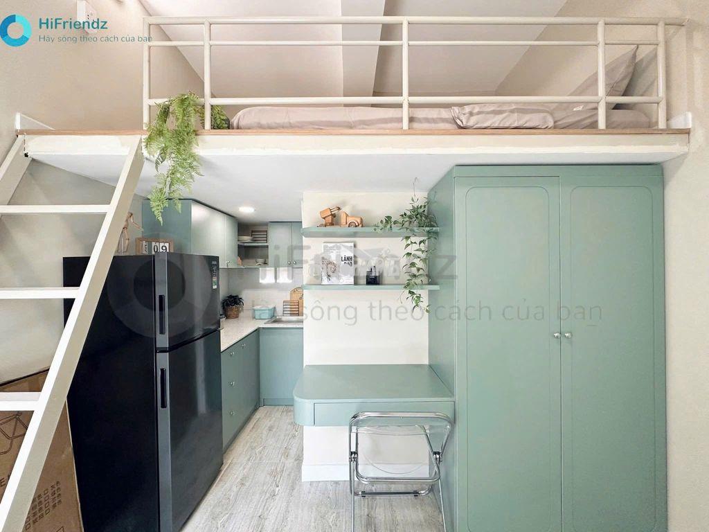 Cho thuê phòng trọ dạng gác, đầy đủ nội thất gần cđ công thương, gtvt - 2