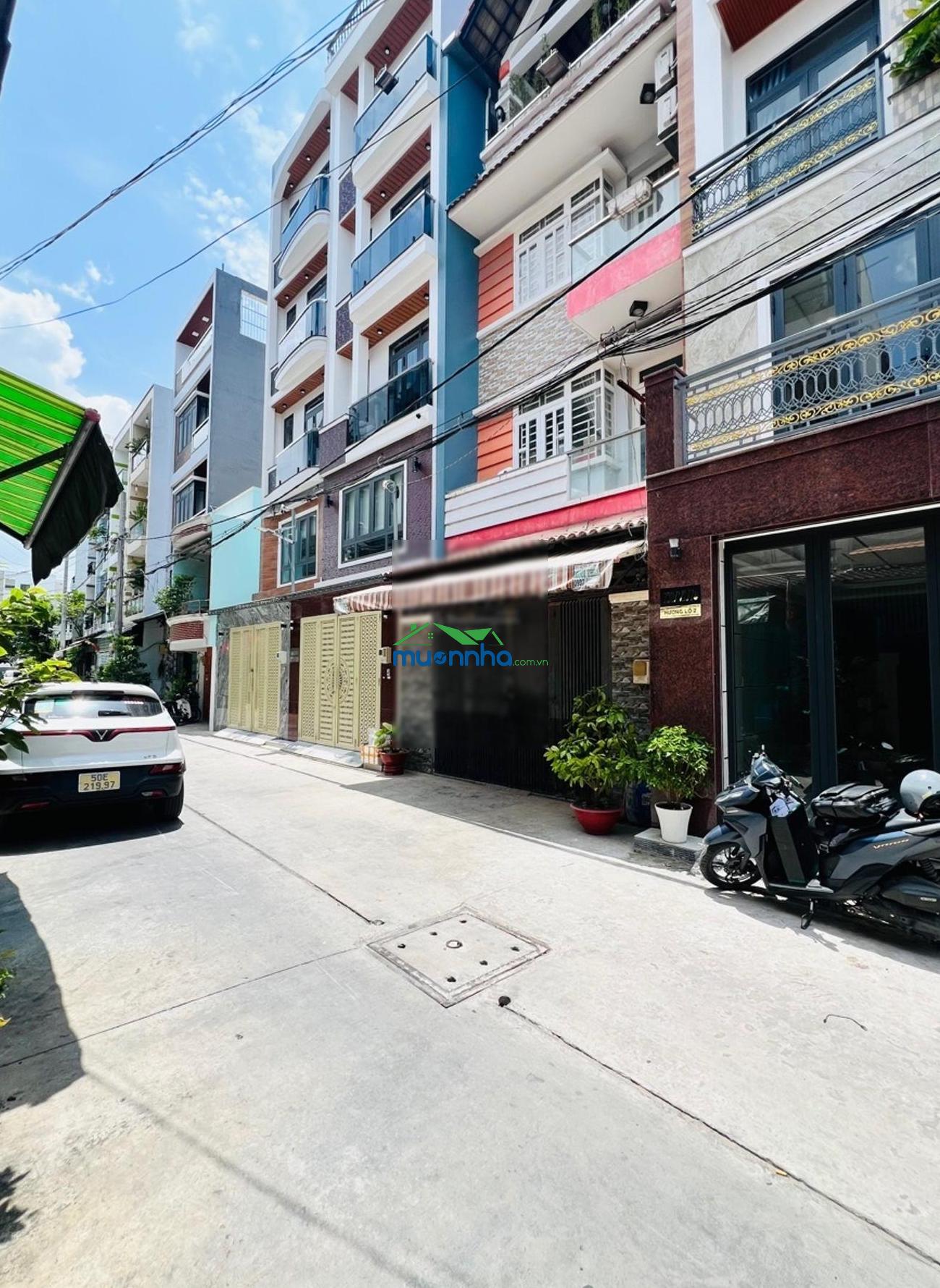 Nhà 5 tầng - thang máy xịn - hẻm 8m thông - 3