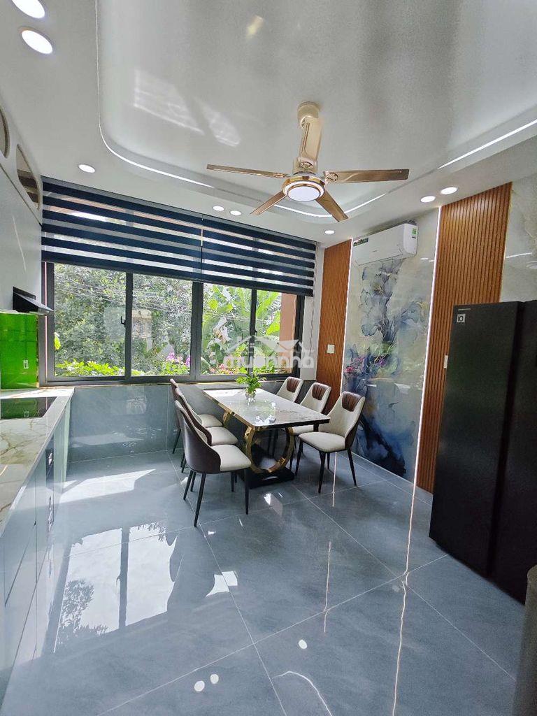 Nhà gần cvpm quang trung, 4mx13m, 1 trệt 1 lửng 3 lầu có gara xe hơi - 4