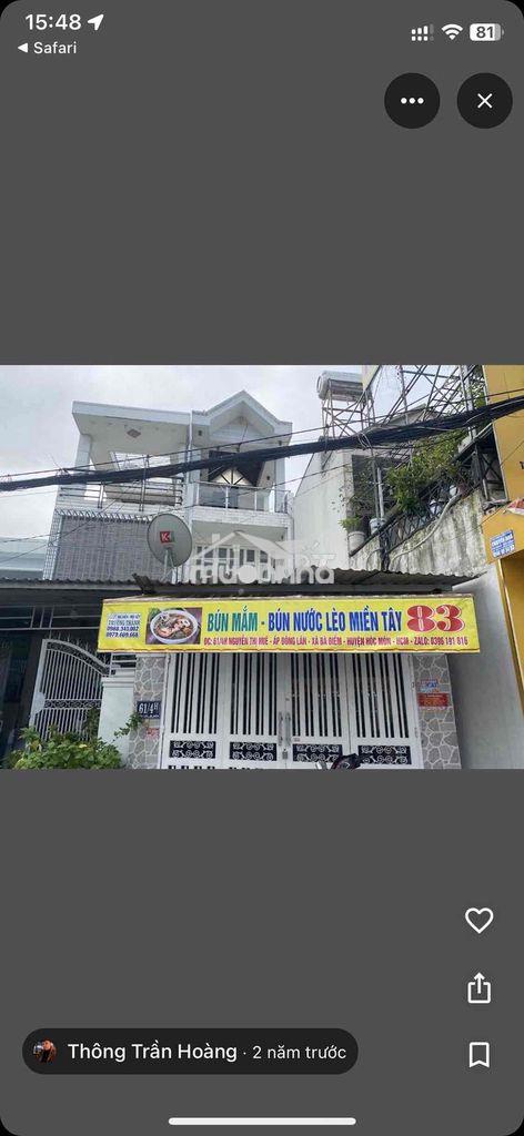 Bán nhà mặt tiền nguyễn thị huê