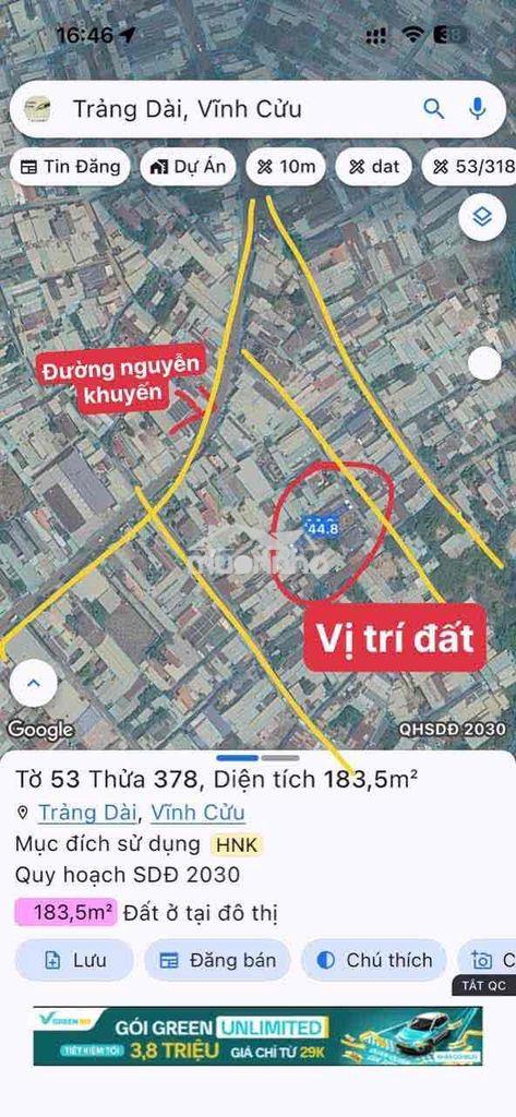 Bán lô thổ cư dài 45m ngay đường nguyễn ái quốc - 3