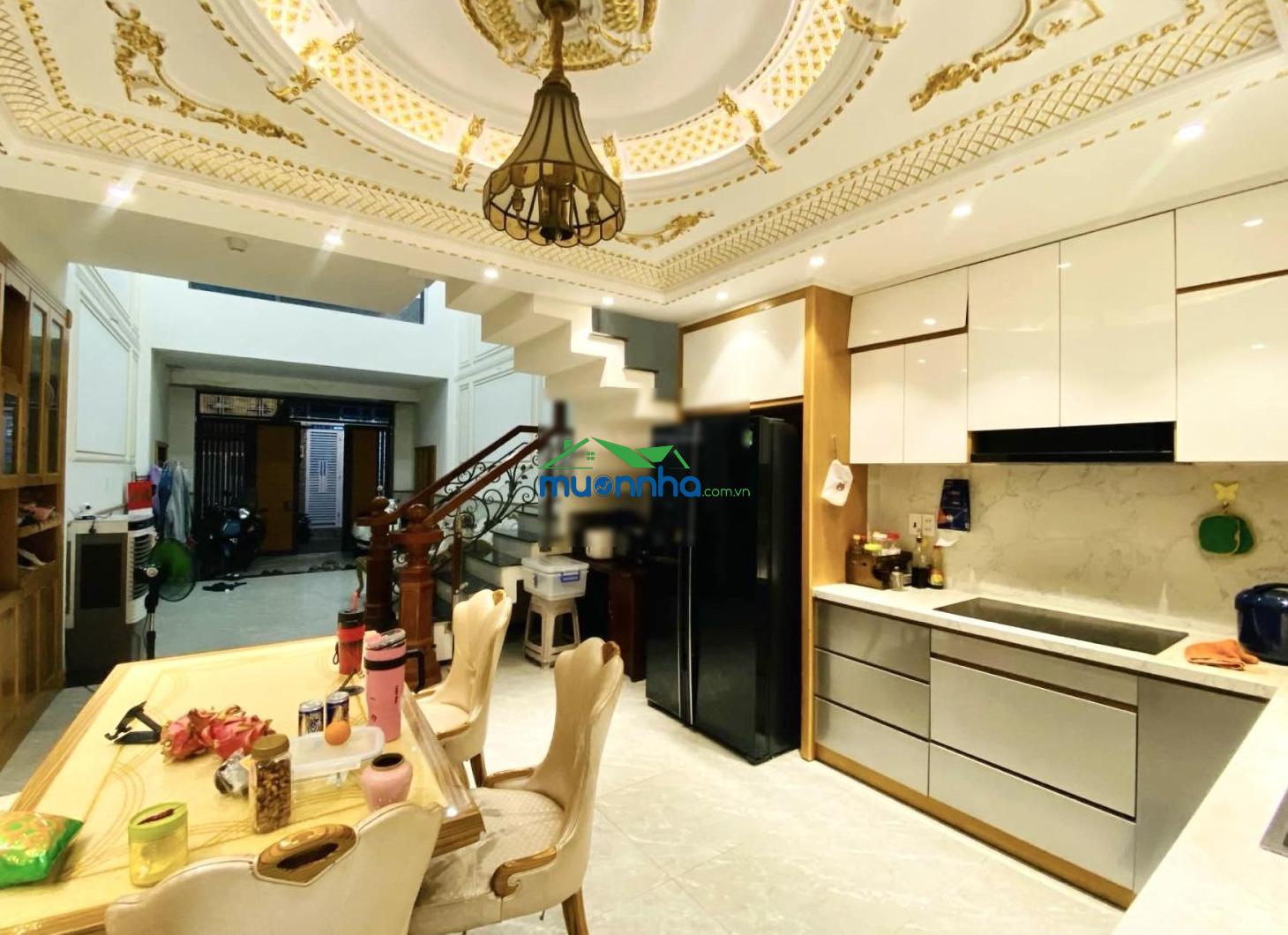 Gấp bán giảm 1 tỷ - nhà đẹp, 4 tầng (4.5 x 15) - hẻm 5m, oto vào nhà - gần rạch xuyên tâm