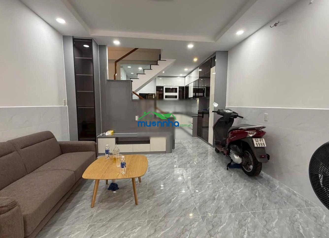 Nhà hẻm đẹp đường hòa bình, đầm sen 4,25x11m trệt 2 lầu sân thượng giá 4.99 tỷ còn tl - 2