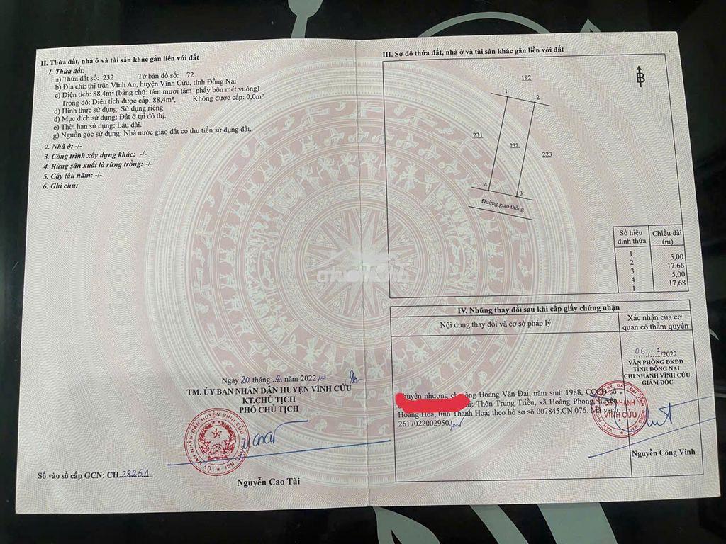 Bán đất full thổ cư cách ubnd p. trị an trong vòng bán kính 0.5-1km - 4