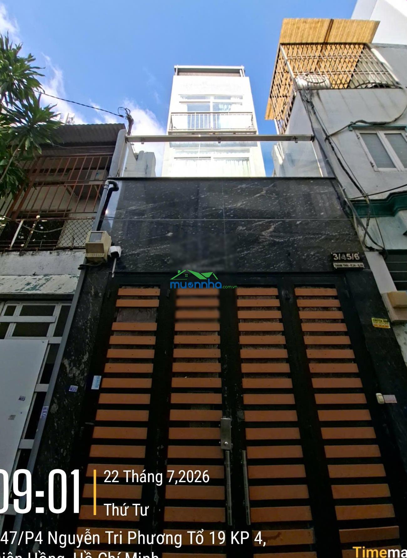 Bán nhà hxh 3/45 thành thái quận 10 - giá 9,8 tỷ - 3x16m 5 tầng hđt 30tr/tháng - 2