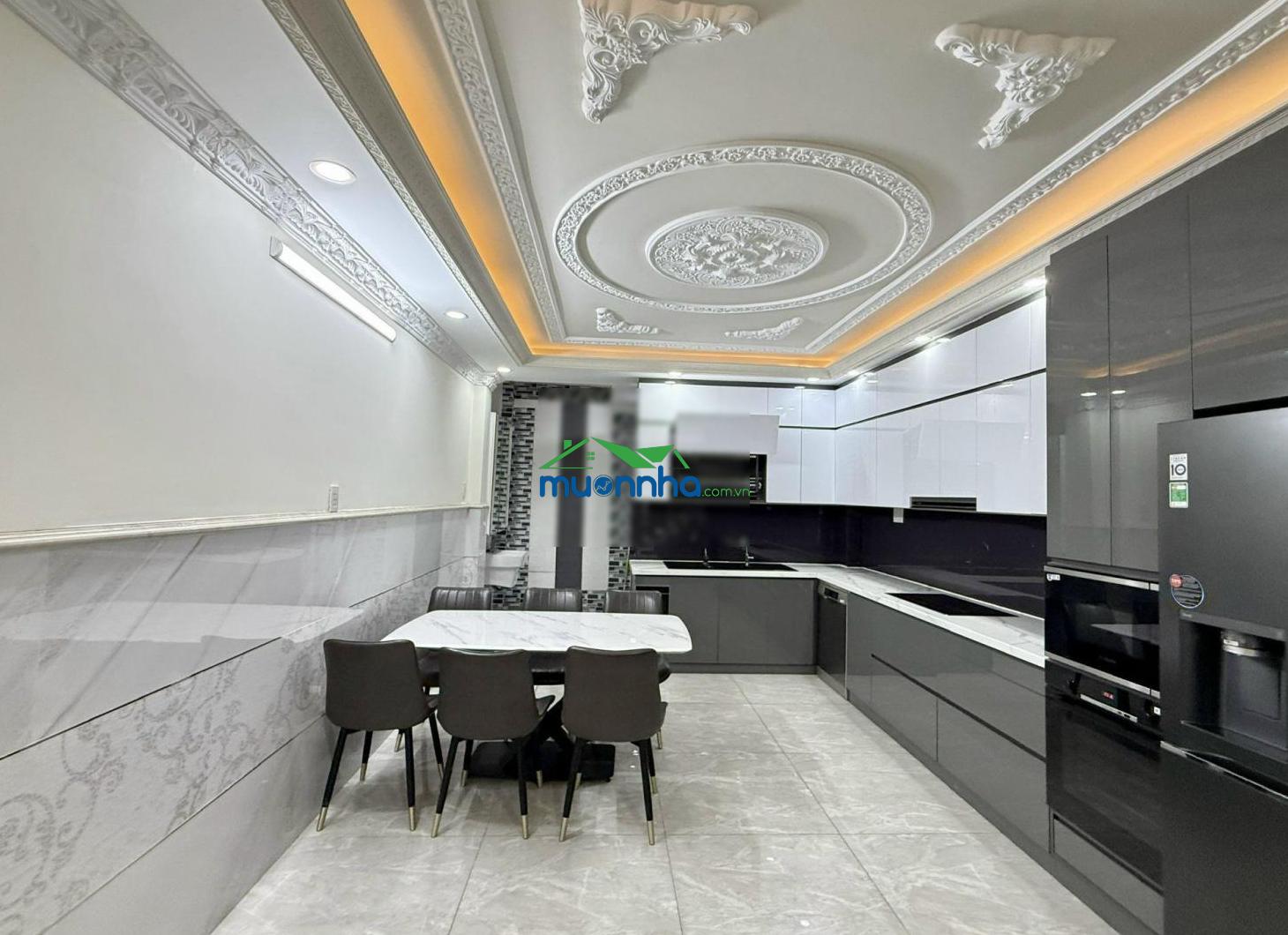 Nhà phố 4 tầng hẻm nhựa 12m khu vip đường hiệp thành 13 full nội thất - 3