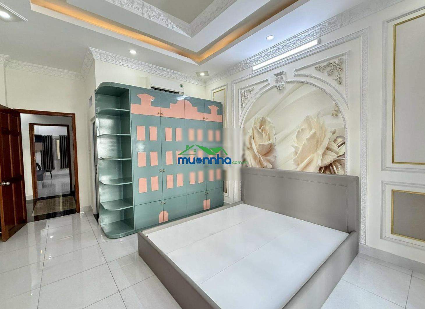 Nhà phố 4 tầng hẻm nhựa 12m khu vip đường hiệp thành 13 full nội thất