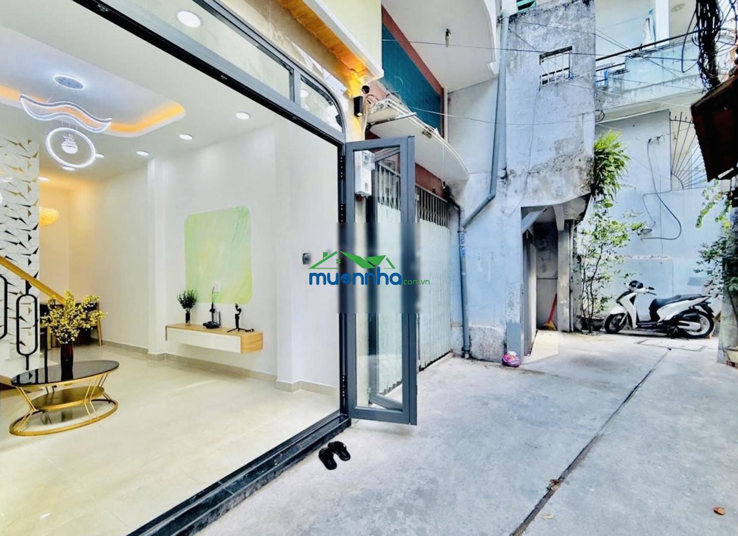 Lam sơn - nguyễn văn đậu - phan đình phùng - hẻm thông - 2 tầng - nở hậu - btct - vào ở ngay hơn 4t - 2