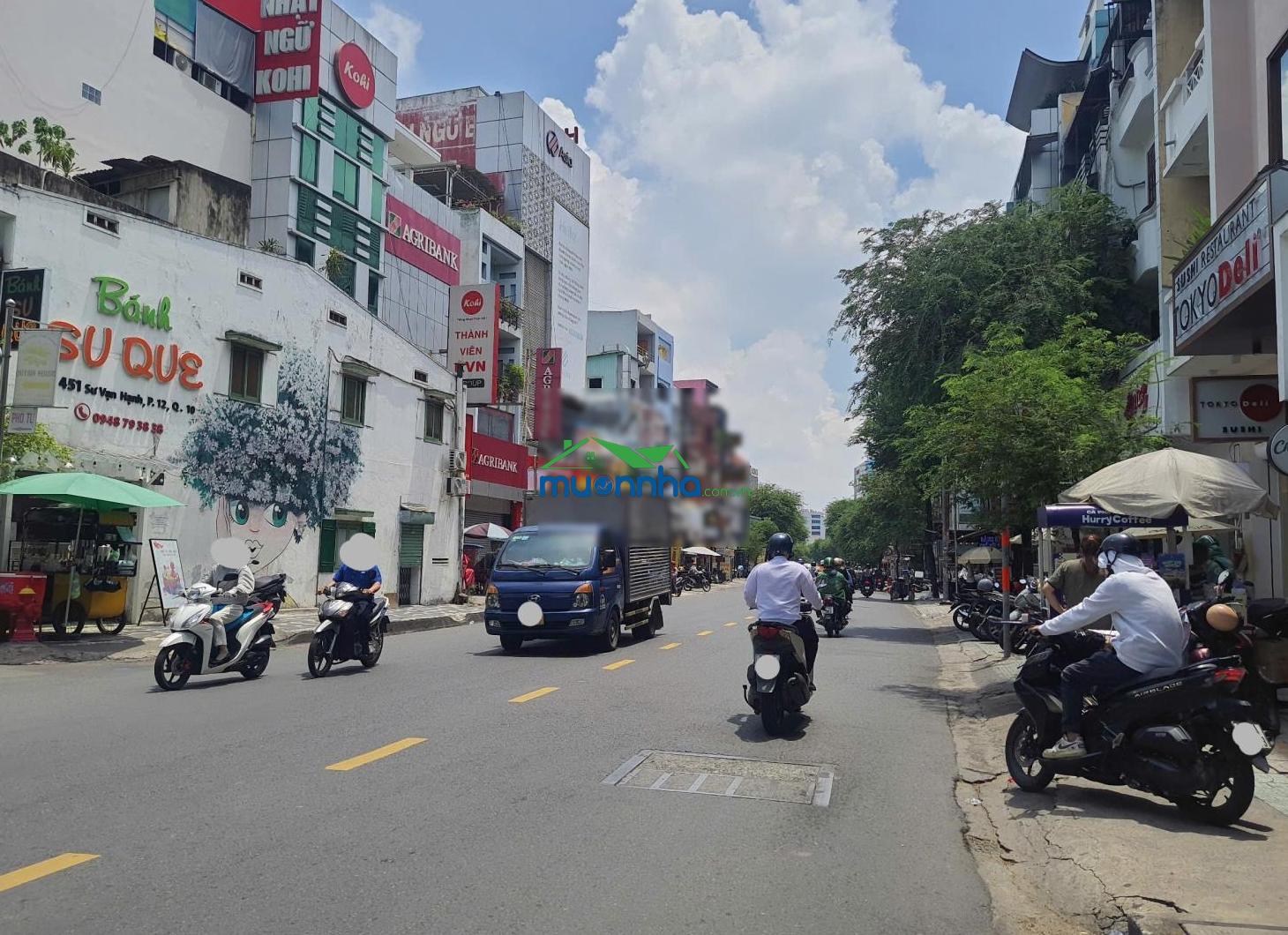5x17m, 4 lầu, hđ thuê 40tr, nhà hxh 10m khu sư vạn hạnh, sát vạn hạnh mall, 19.5 tỷ