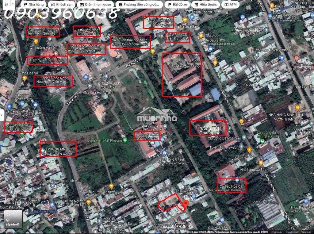 Thạnh lộc 12 - 25 tỷ sale 5,1 tỷ còn 19,9 tỷ- l 1000m2 ngay trung tâm - 4