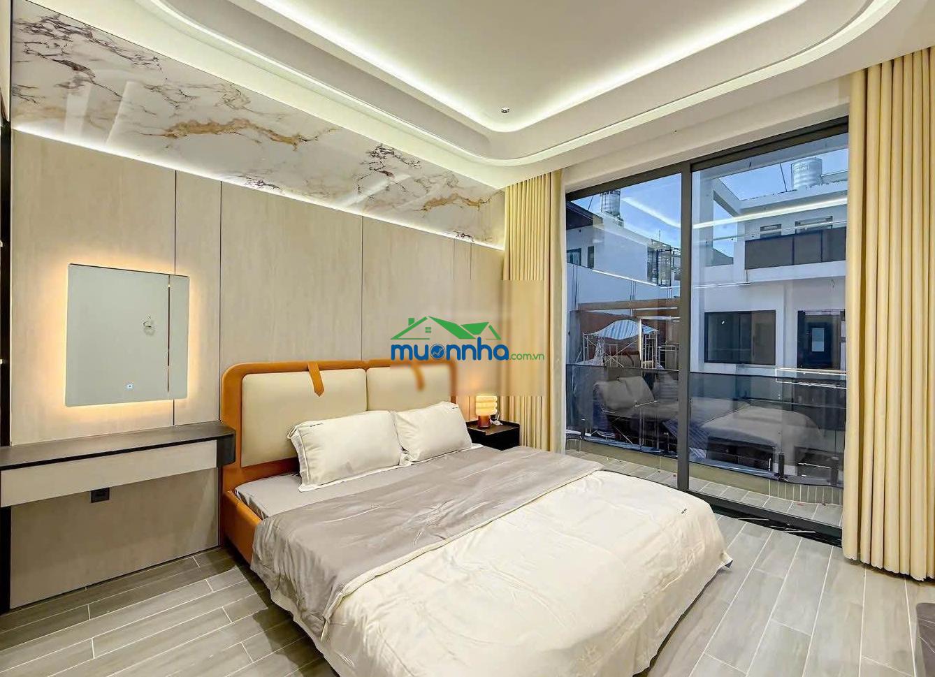 Nhà đẹp đường ô tô thông sát bên quận 7, khu dân cư đông đúc đủ tiện nghi - 4
