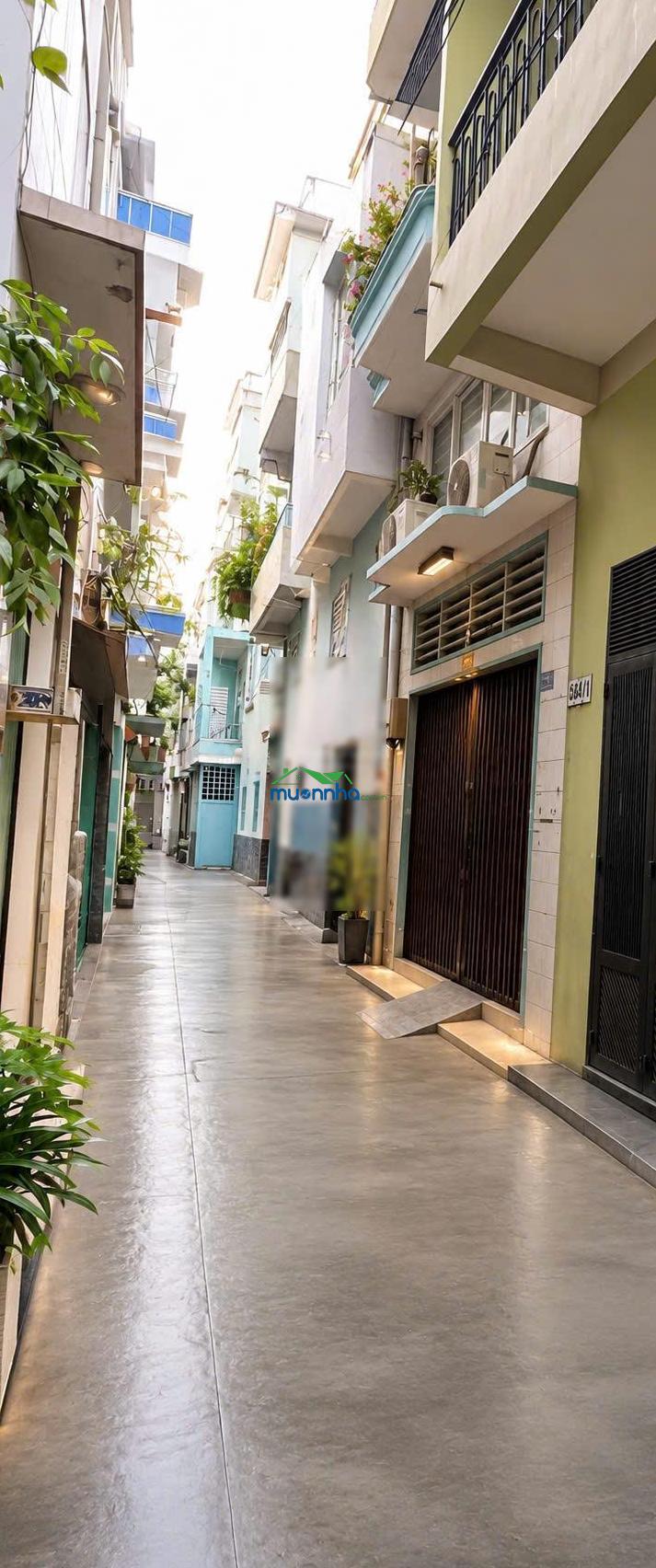 Bán nhà hẻm 4.5m cách mặt tiền 1 căn, cách nguyễn tri phương 50m, 4x8m nhà 4 tầng, 7 tỷ tl