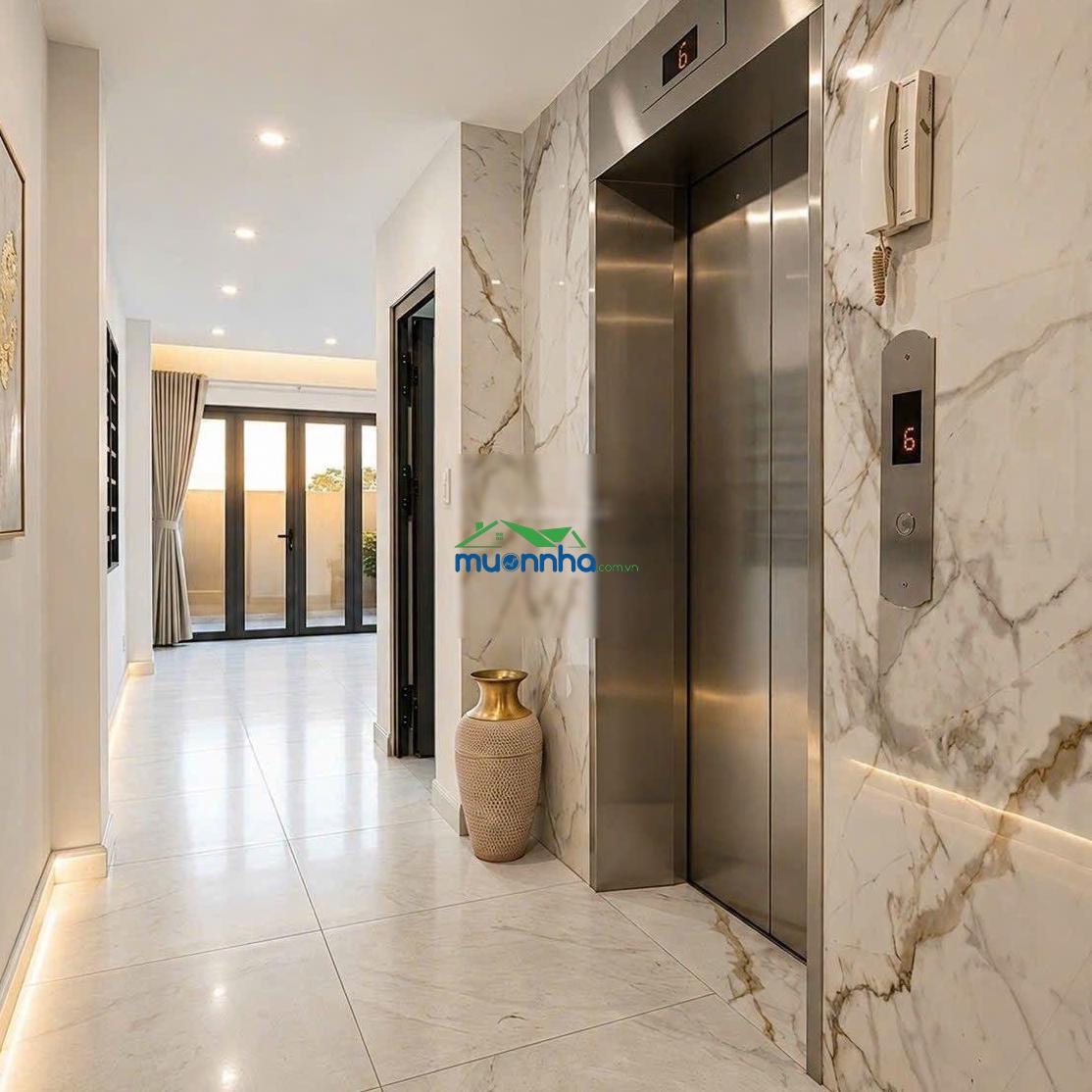 Nhà 4 tầng thang máy 43m2 - p.25 bình thạnh - cách mặt tiền 1 căn - cạnh đại học ngoại thương - 2