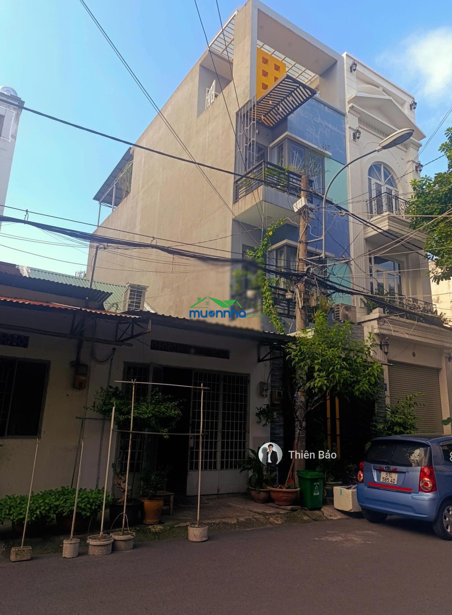 Nhà cấp 4 đ. nguyễn thái sơn, quận gò vấp (p. hạnh thông), dt: 4x17m cn đủ 68m2 + ctxd 5 lầu