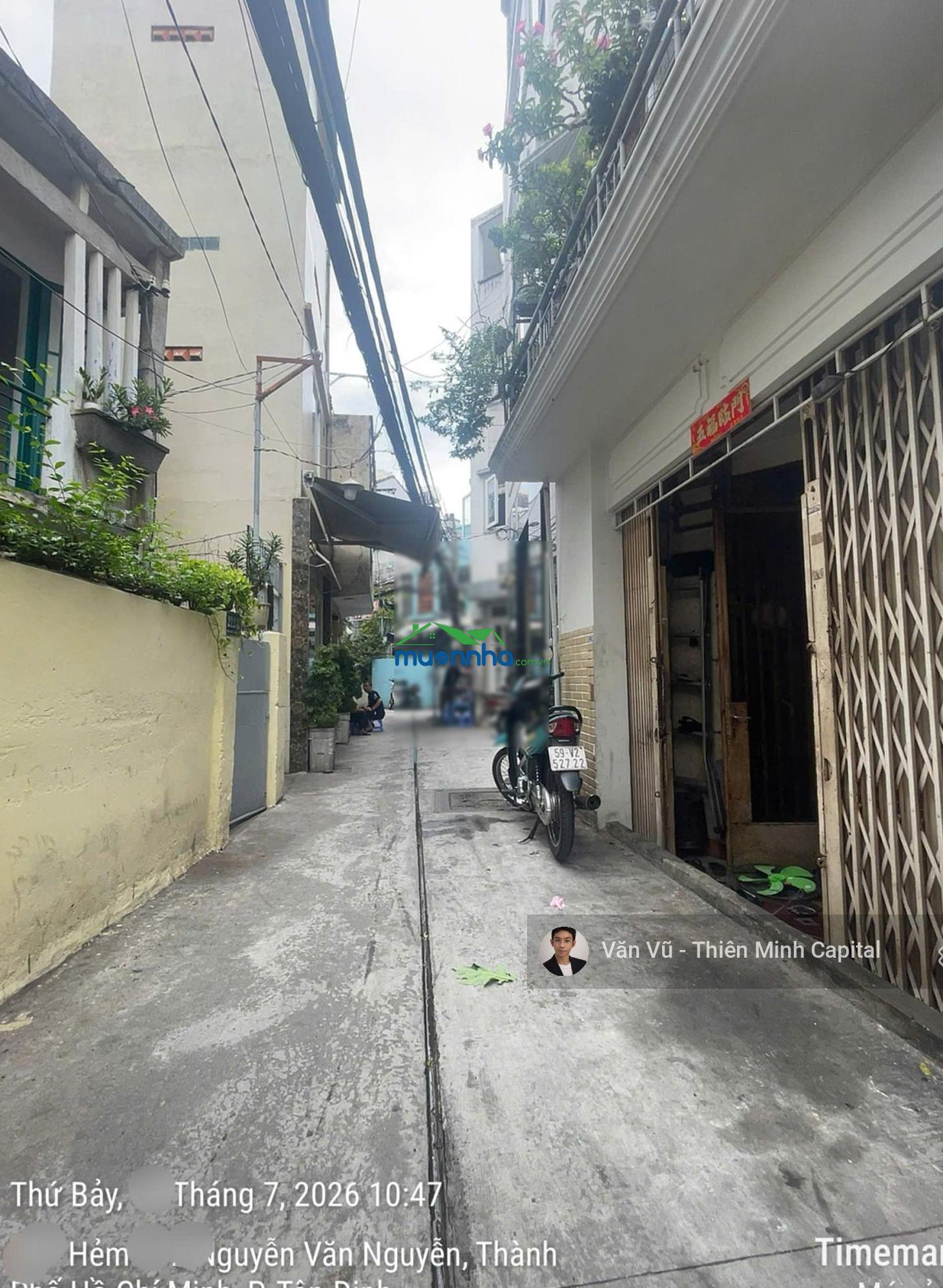 Chỉ 6,4 tỷ có nhà quận 1. căn góc (vuông) - 4 tầng. hđ thuê 20tr/tháng. thông hoàng sa