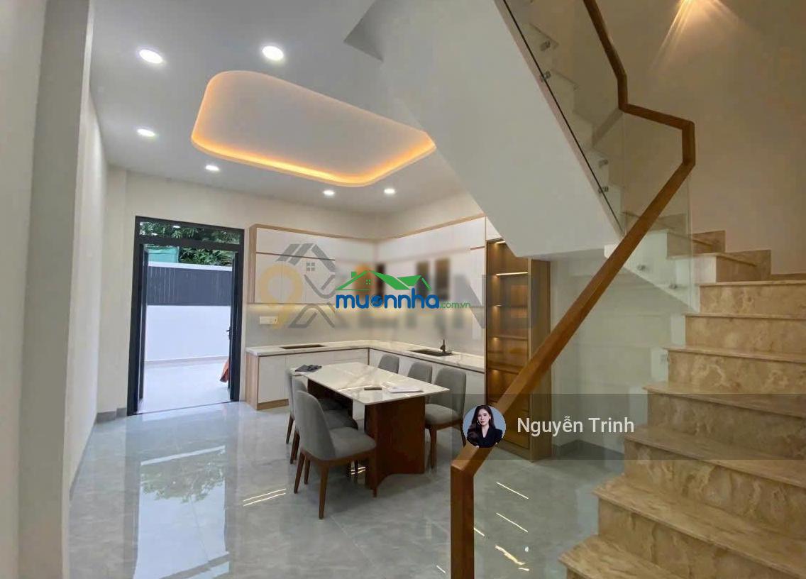 Trả là bán-nhà 4 tầng xây kiên cố-tk hiện đại-dân trí-sát mặt tiền đường số 2 - dt 80m- ôtô vào nhà - 3