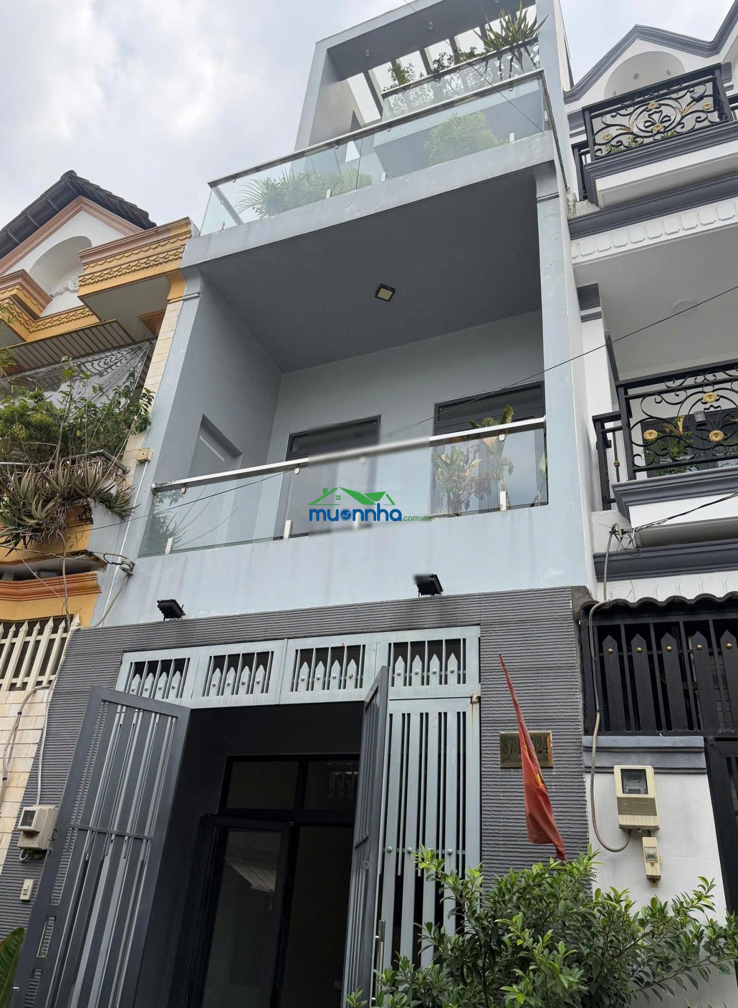 Hẻm xe hơi né nguyễn sỹ sách, phường tân sơn, nhà đẹp 4 lầu, 4x15m chỉ 7,3 tỷ