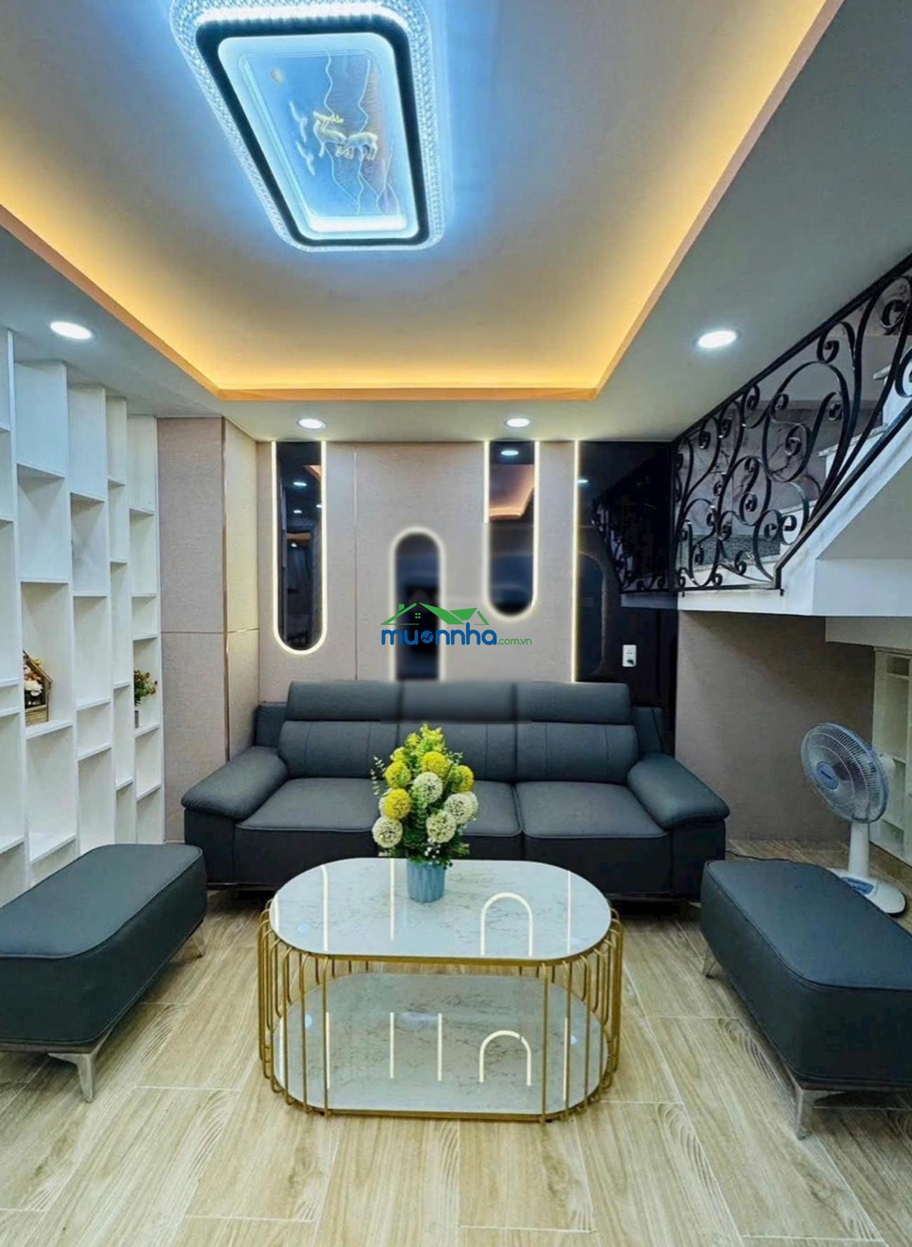 Bán nhà riêng, gò vấp, 46m2, 5 tầng, full nội thất, gần emart phan huy ích, giá 7. x tỷ