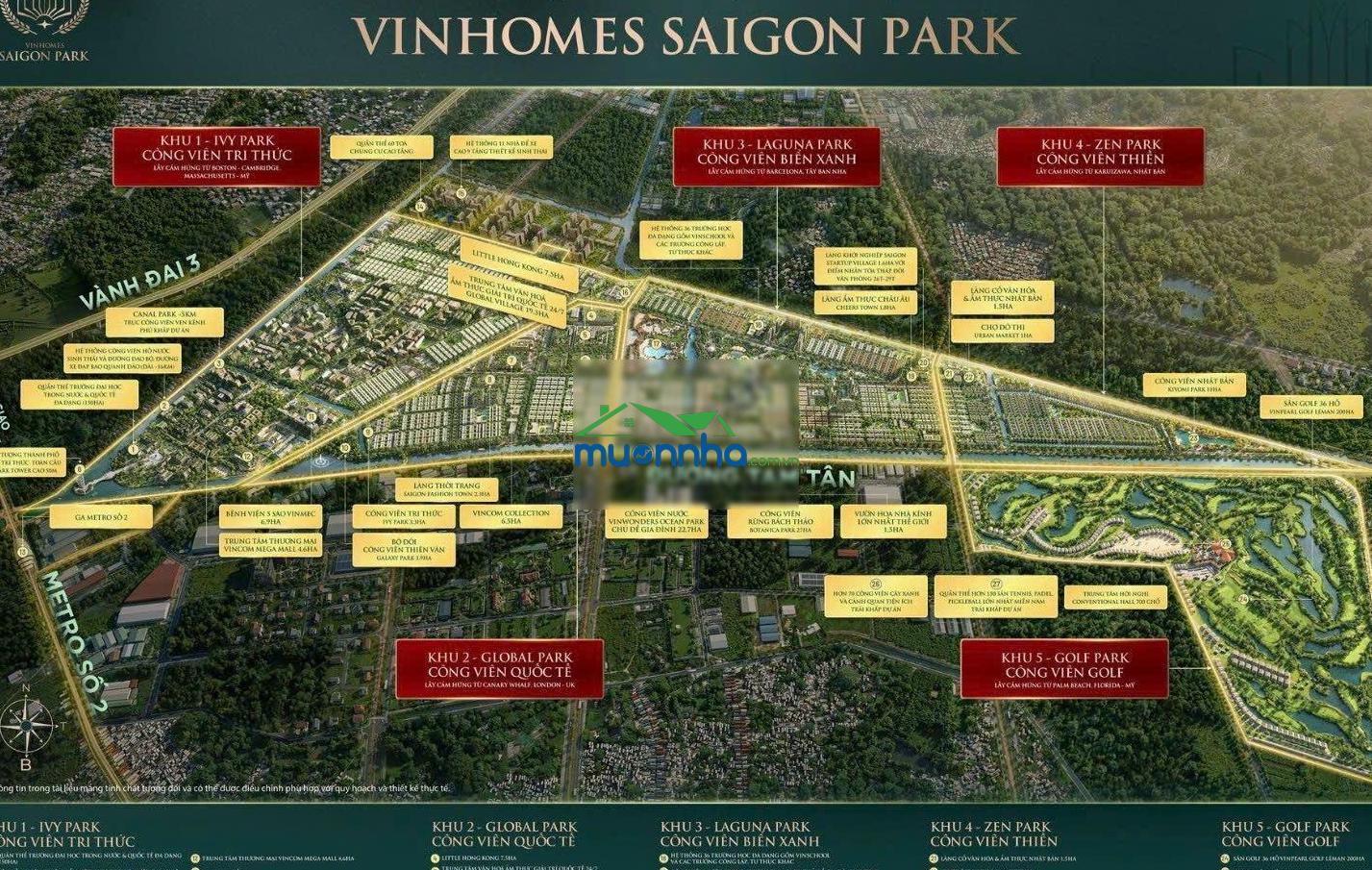 Nhà mặt phố vinhomes sài gòn park, giá chỉ từ 3 tỷ