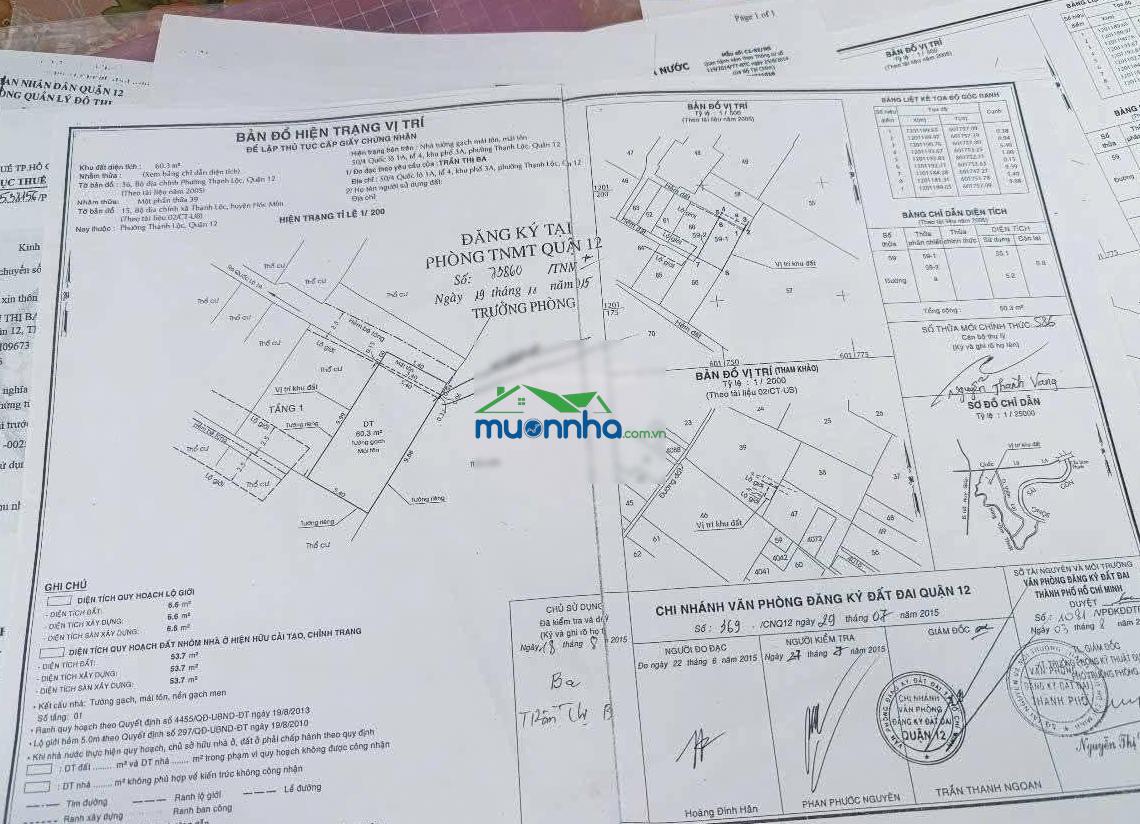 Nhà sổ hồng riêng kdc hxh 4m phường thạnh lộc, quận 12 (cũ) - giá tốt - Ảnh 4