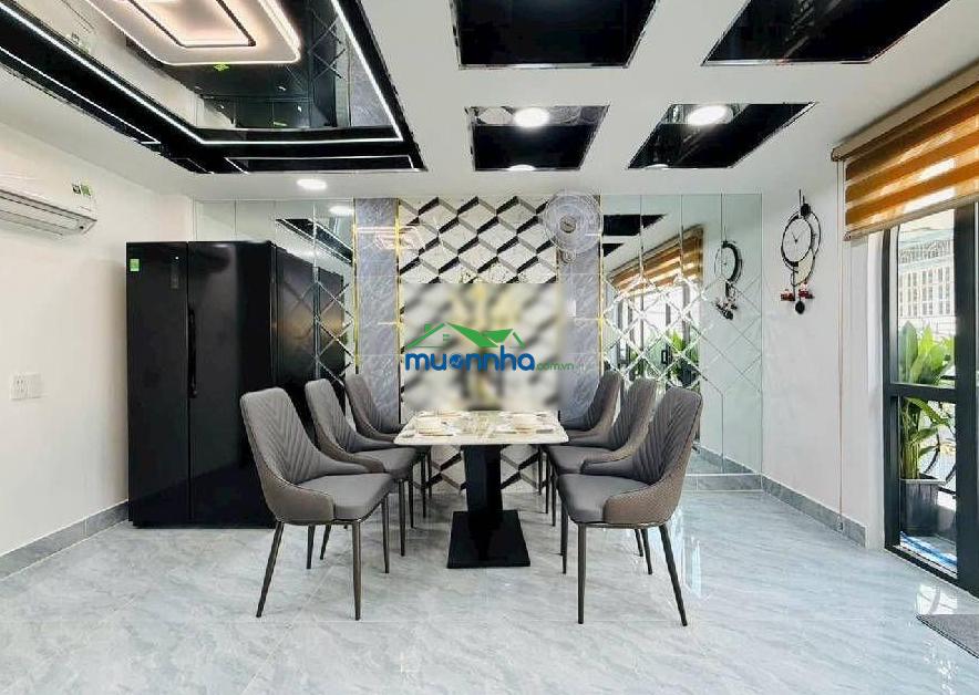 Nhà mới 5 tầng - hxh 4m - 50m2 - emart 2 gò vấp - phan huy ích - full nội thất - 6,3 tỷ tlcc - 4