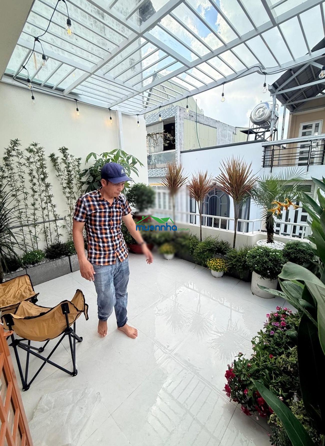 Nhà mới 5 tầng. 4x12m. nhỉnh 4 tỷ. hẻm xe hơi thông. an dương vương. bà hom. tân hoà đông. quận 6. - 4