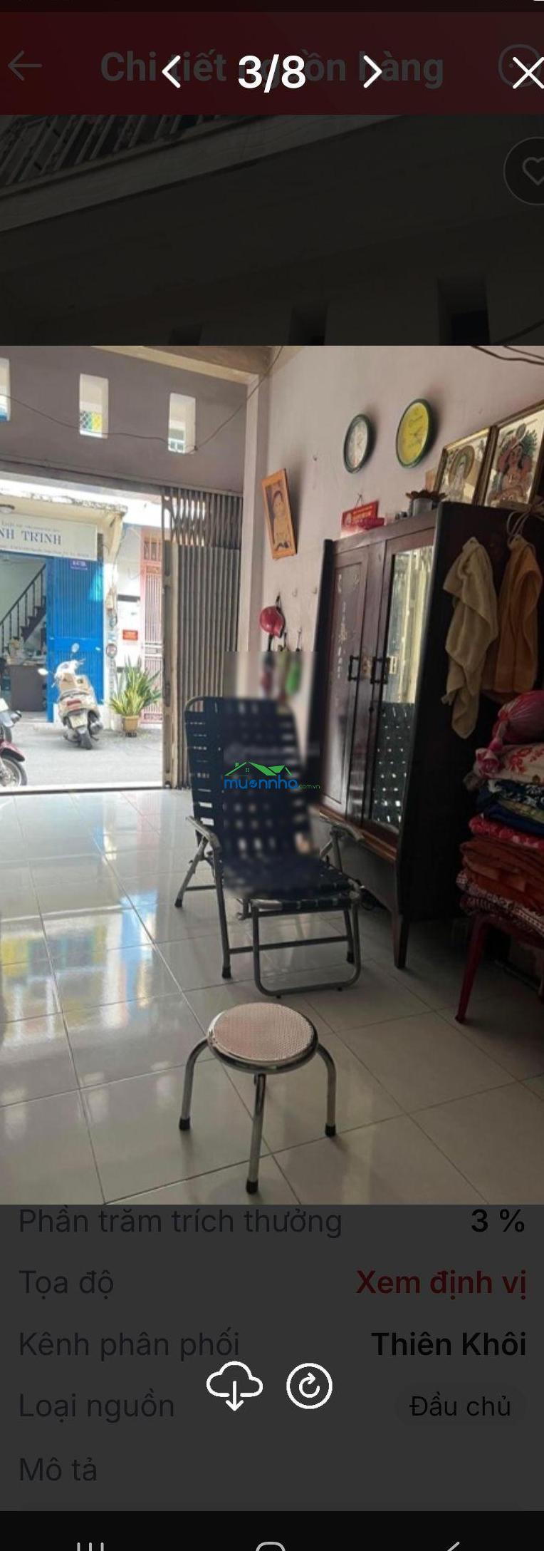 Vị trí đẹp. kinh doanh 0nline. hxt.thông tứ hứơng .nguyễn thiện thuật dt 31m2 gía 8.2 tỷ tl - 2