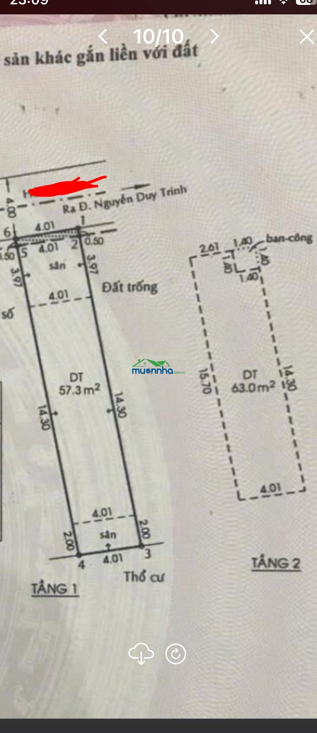 83m 3pn cách nguyễn duy trinh 50m chỉ 4,9 tỷ nhà 4,1 x 20m, 1 trệt 1 lầu cứng cáp, 3p - 2