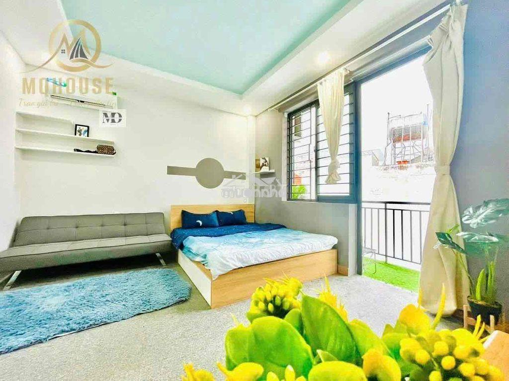 Căn hộ kiểu 1 phòng ngủ - bancol lớn - cửa sổ - thang máy - hầm xe - 2