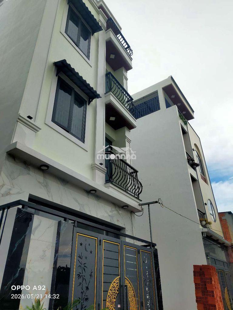 Bình hưng hòa đường số 9 dt 52m2 4 tần xe hơi ngủ trong nhà