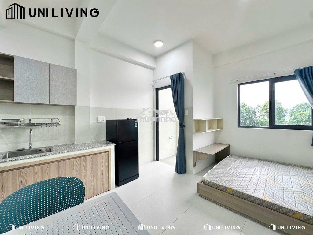 Studio ban công  full nội thất ngay đại học tài chính marketing, fpt - 3