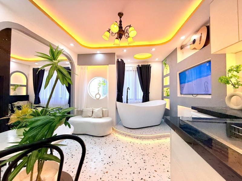 🏡 Căn hộ 1pn 50m2 full nội thất – có bồn tắm riêng tại út tịch gần vòng xoay lăng cha cả - 2