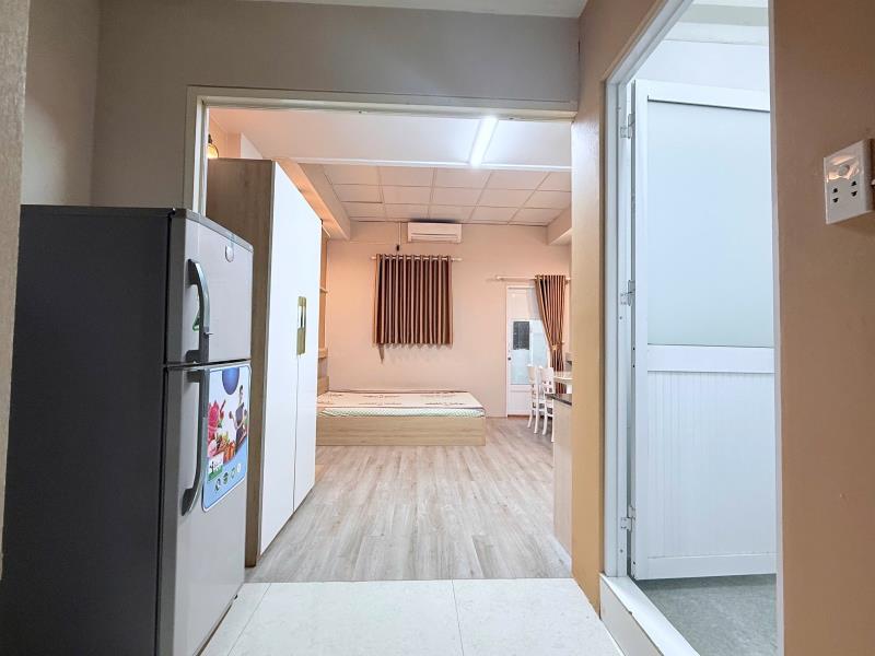Căn hộ studio ban công full nội thất - gần dh văn hiến - dh công thương - 4