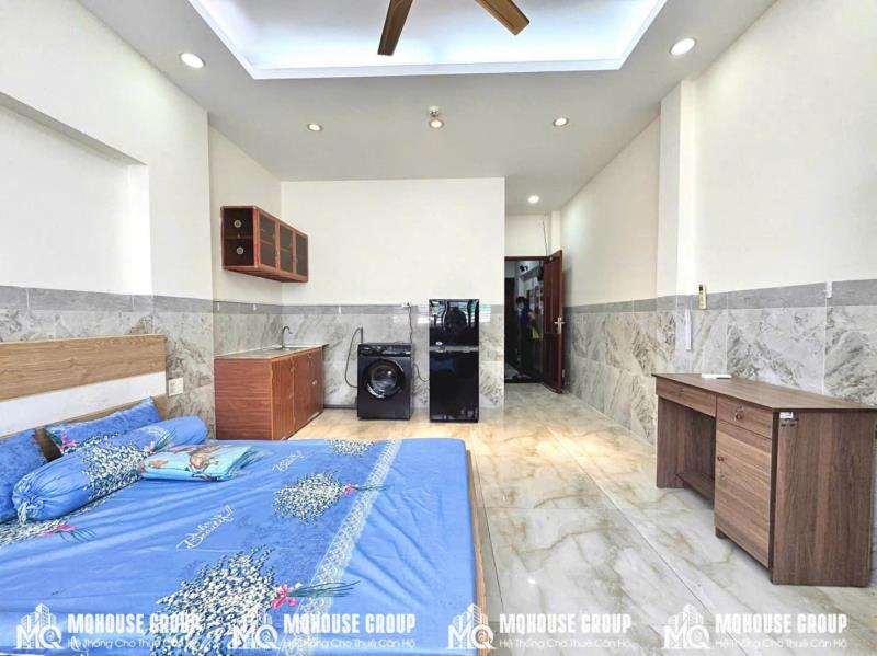 Studio thang máy hầm xe đi bộ tới đại học hồng bàng, uef, hutech, gần hàng xanh, vòng xoay đakao quận 1
