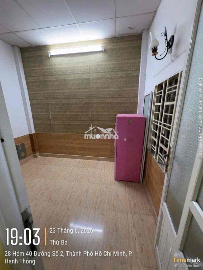 Cho thuê nhà nguyên căn.2pn2wc đường số 2,p3,gò vấp - 4