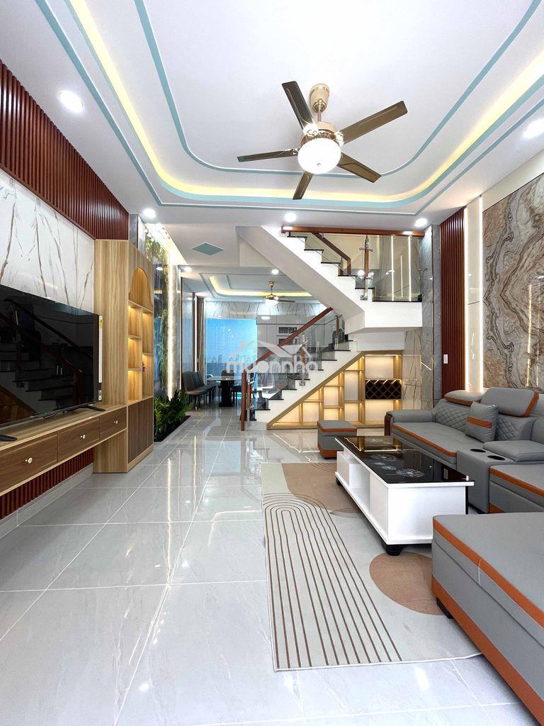 Nhà mới 4 tầng bình chiểu – 4 phòng ngủ – full nội thất hẻm ôtô tránh 