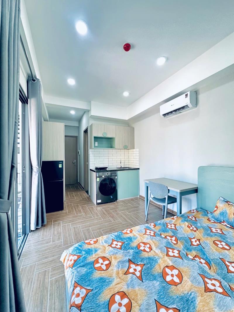 1 phòng ngủ ban công máy giặt riêng gần điện biên phủ, bạch đằng, nguyễn gia trí, đại học văn lang, đại học hồng bàng, uef