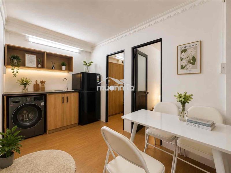 Căn hộ 2 phòng ngủ 60m2 - nội thất mới ngay nguyễn văn cừ quận 5
