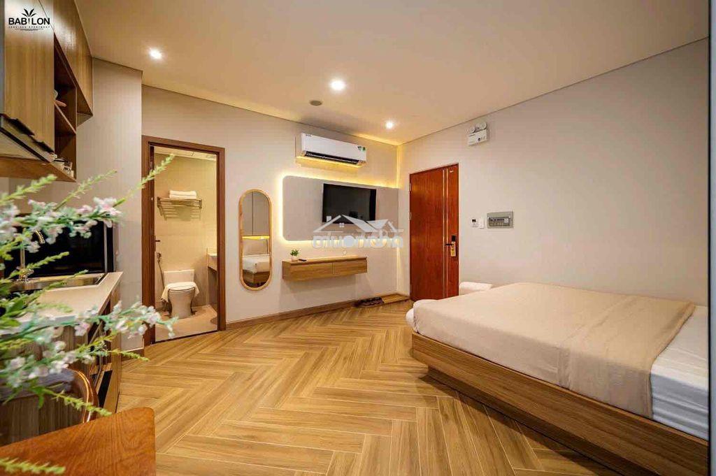 Cho thuê căn hộ studio tone gỗ sang trọng ở kdc himlam gần lotte,tdtu - 3