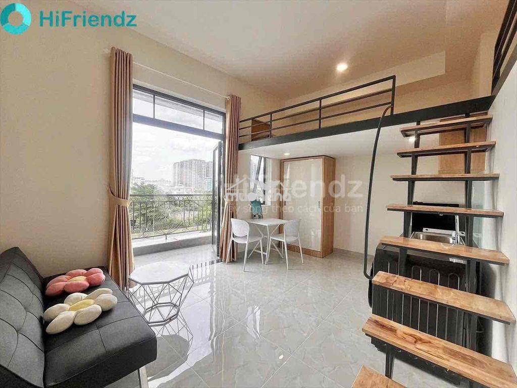 Cho thuê chdv duplex quận 7 ban công gần lotte mart tdtu ufm 5p qua q4 - 3