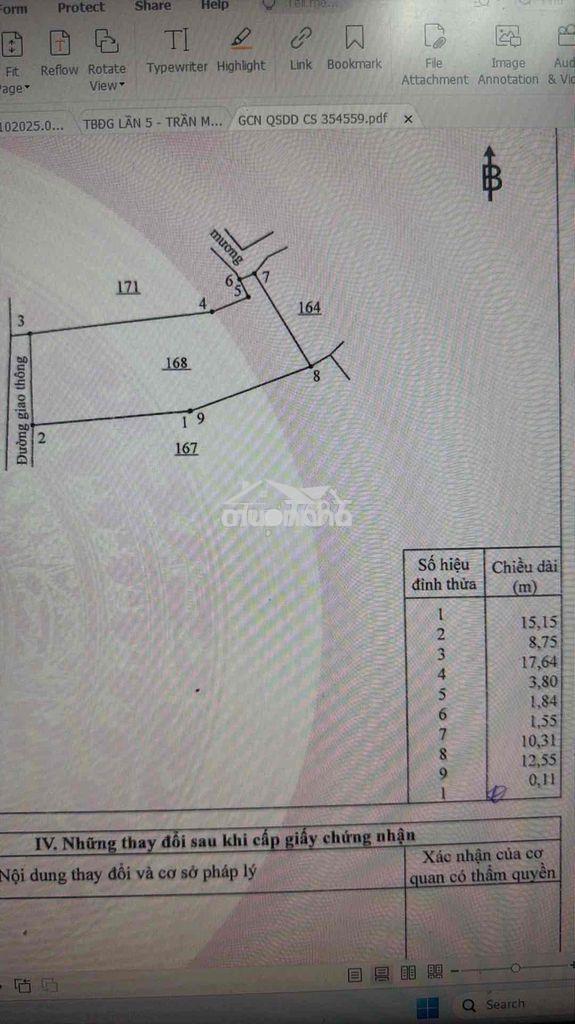 Cần bán lô đất 224m ở. xã tân bình, vĩnh cửu - 3